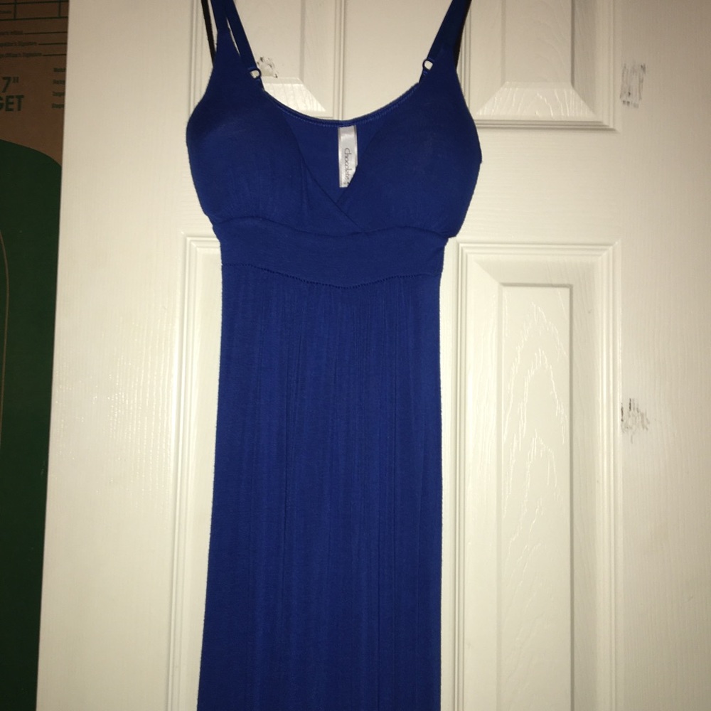Blue “Chocolate” Floor Length Sundress
